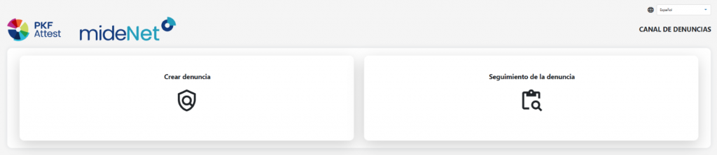 Módulo canal de denuncias Midenet
