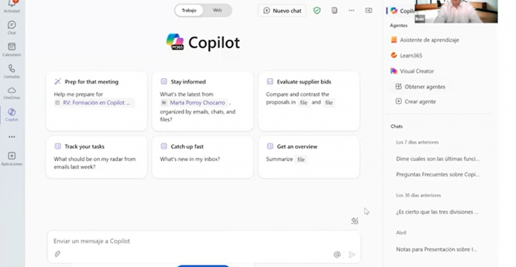 Un webinar completo donde enseñamos como deplear copilot desde cero para las empresas y para los diferentes programas