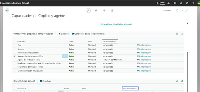 Novedades Business Central 27