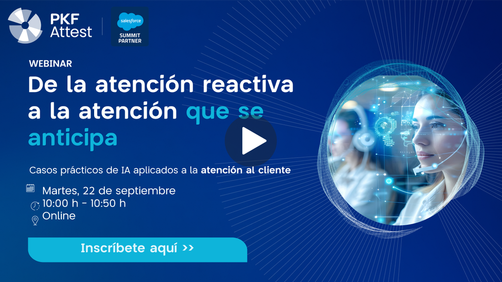 Banner Linkedin webinar Salesforce de la atención reactiva 22 Septiembre